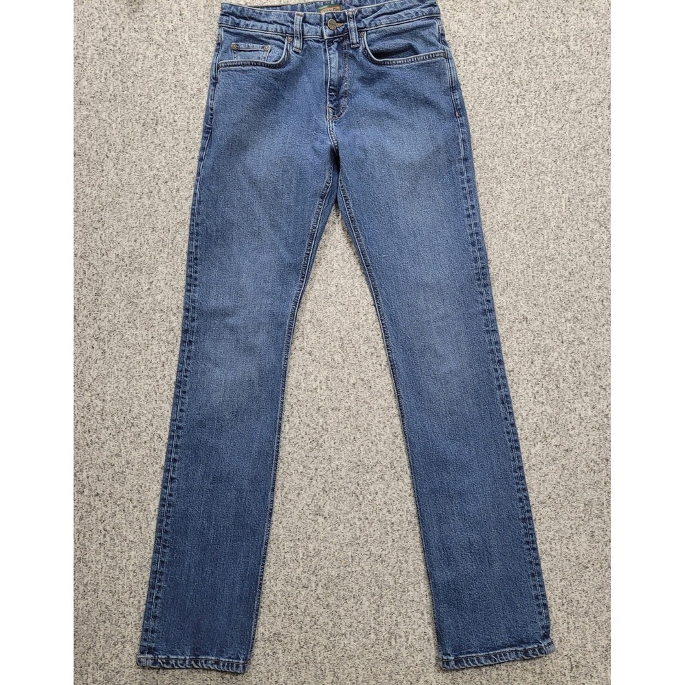 Tecovas Ranch Wear Straight Leg Jeans Medium Blue 30x34 Denim Pants Mens